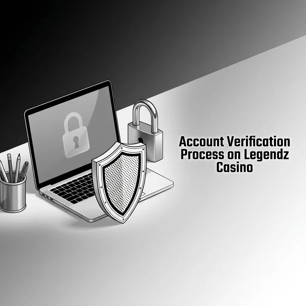 Legendz Casino KYC account verification process showing five steps for US players to verify identity
