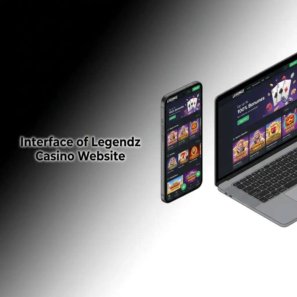 Legendz Casino website interface showing top navigation bar with Sports, Live Betting, Casino, eSports, and Promotions tabs