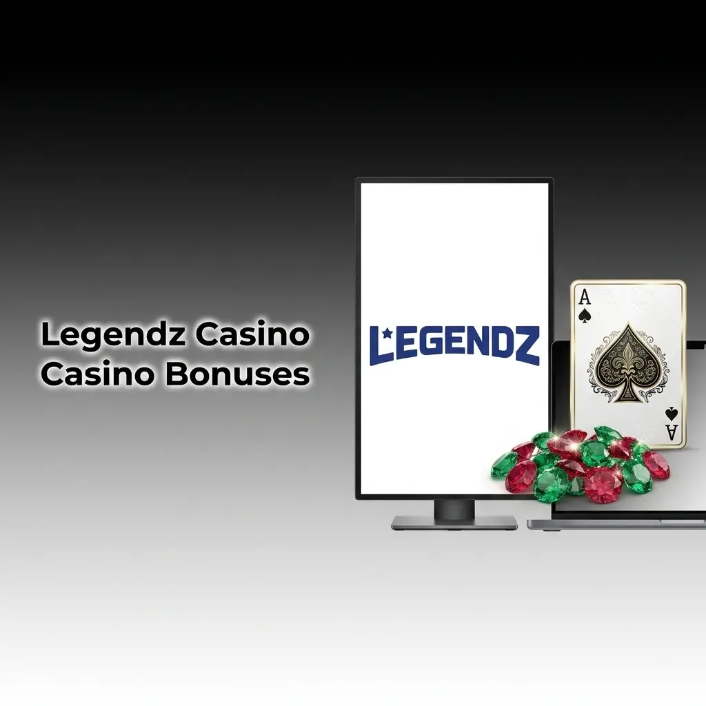 Legendz Casino bonuses including reload match, cashback, free spins, and live dealer offers for US players