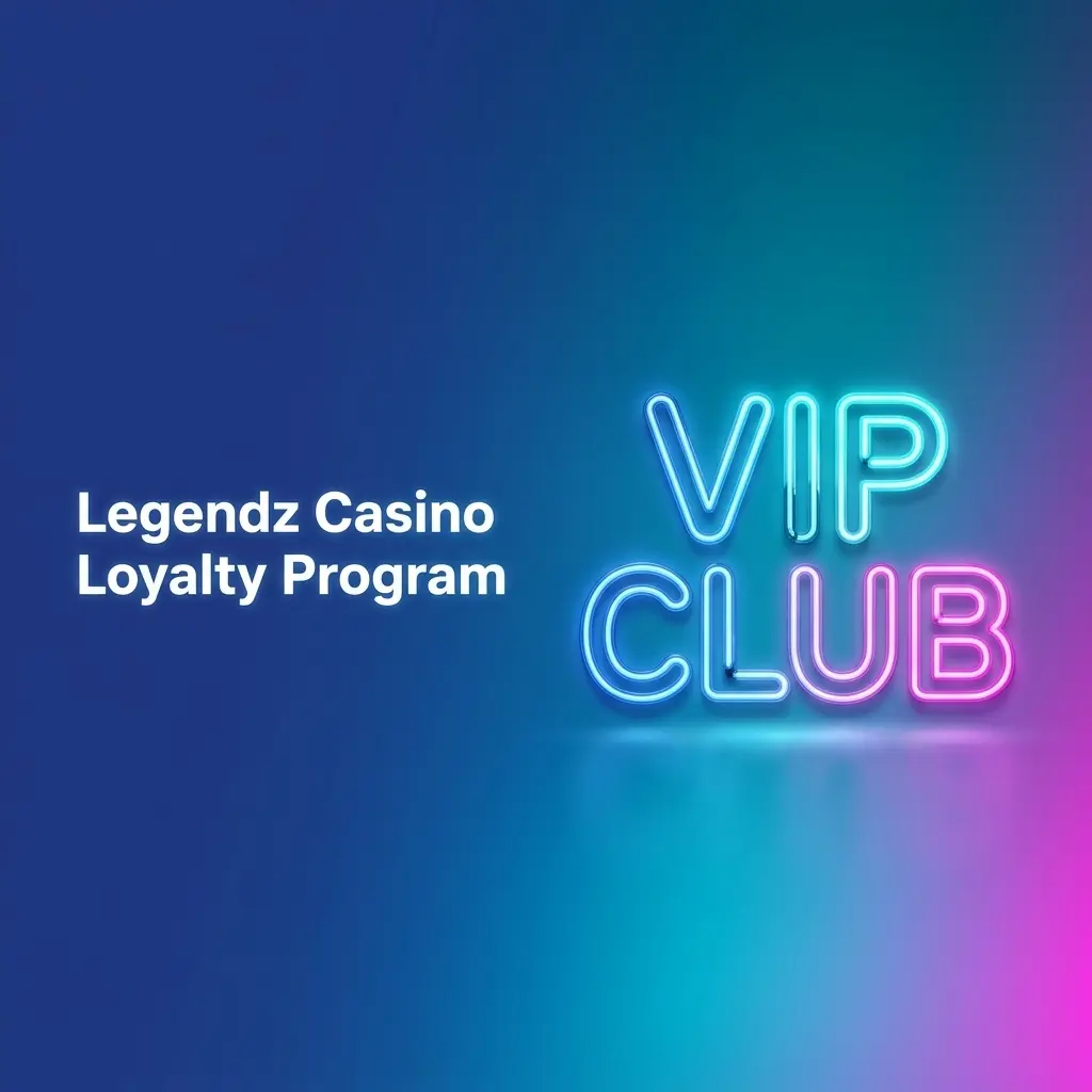 Legendz Casino tiered VIP loyalty program chart showing Bronze to Diamond levels with points required and key benefits
