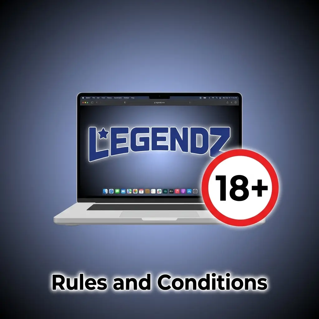 Legendz Casino rules and conditions for US players covering age requirements, bonuses, KYC verification, and account policies