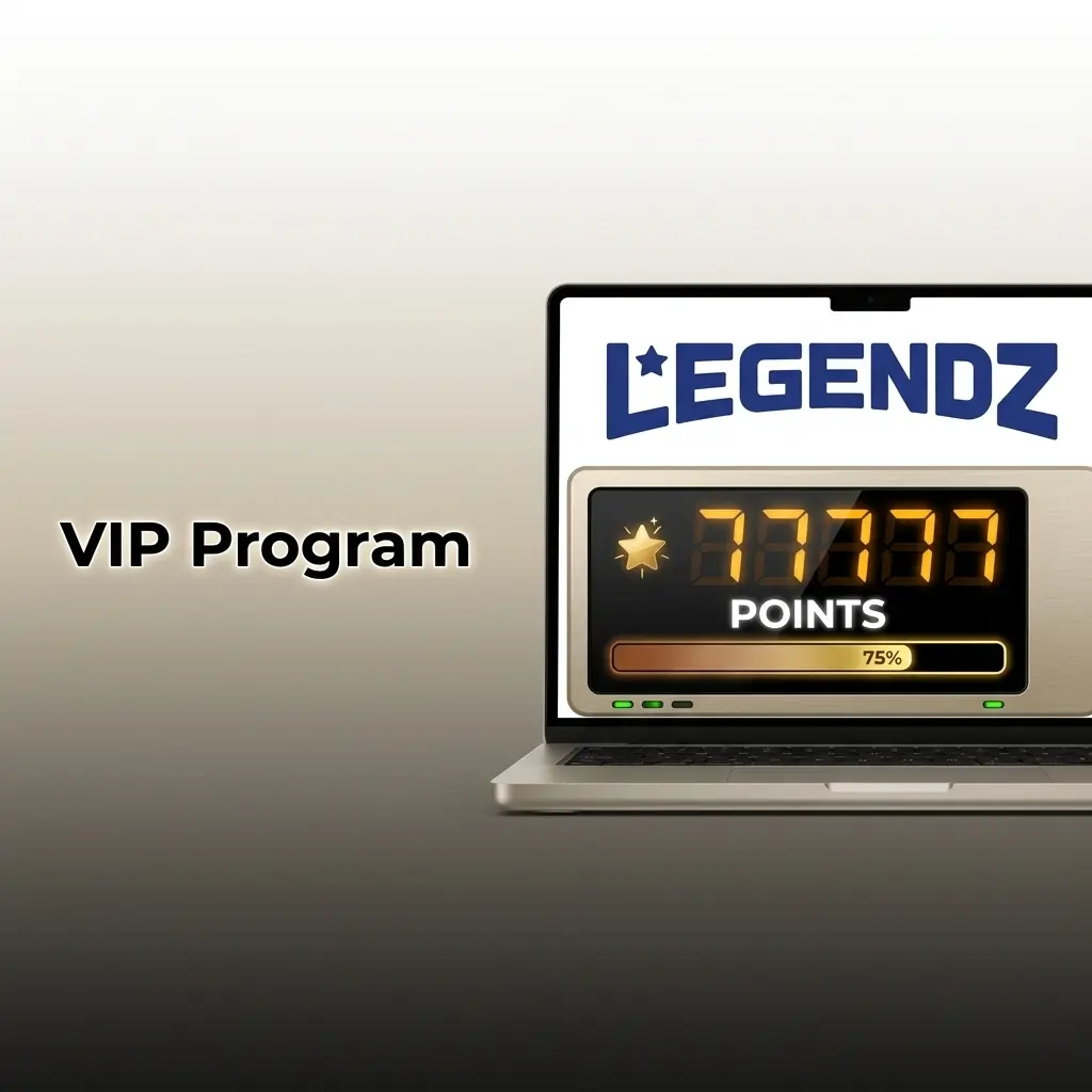 Legendz Casino tiered VIP loyalty program with exclusive perks, dedicated managers, and higher withdrawal limits for top players